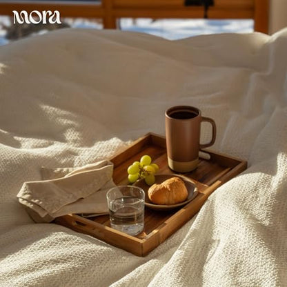 Mora Ceramics Large Tea Mug with Loose Leaf Infuser and Ceramic Lid, 18 oz, Portable, Microwave, Dishwasher Safe, Tall Coffee Cup - Rustic Matte Ceramic Glaze, Modern Herbal Tea Strainer, Terracotta - color: Teracotta
