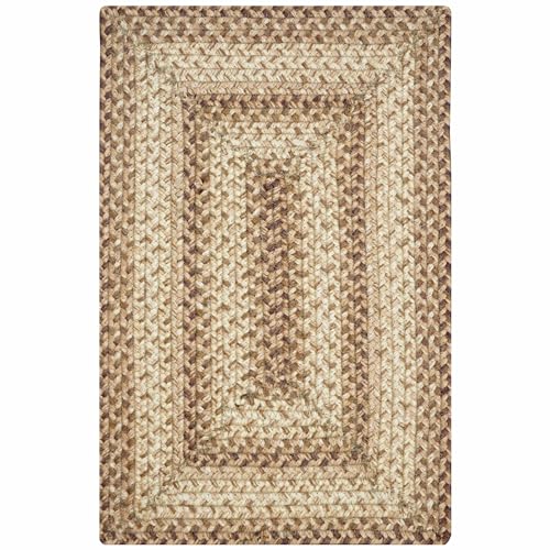 Homespice Cookie Dough Jute Braided Placemats, Rect 13x19 Set of 6 | Brown Everyday and Holiday Table Mats and Dining Table Mats for Kitchen, Rich Colors, Reversible, Durable and Easy to Clean - color: Cookie Dough