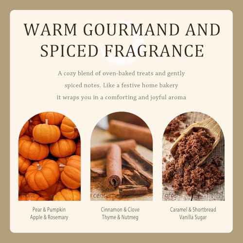 Winter Candle Gift Set for Women (2-Pack) - Gourmand, Fruity & Sweet Scented Soy Wax Candles, Clean Burning, Eco-Friendly, Cozy Home Decor Gift (8.8 oz Each) (Joyride Set No. 08)