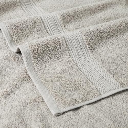 Modern Threads 6-Piece Rayon from Bamboo & Cotton Blend Towel Set - Ultra Soft & Absorbent, Taupe - color: Taupe