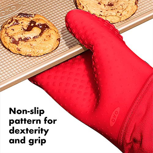 OXO Good Grips Silicone Oven Mitt, Jam - color: Jam