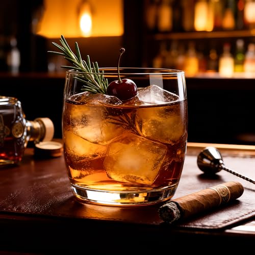 Whiskey Glasses Set of 6, 12oz Crystal Old Fashioned Rocks Glass | Lowball Glasses for Cocktail, Scotch, Bourbon.Clear Short Drinking Glasses for Daily Use.Perfect Anniversary or Birthday Gift - size: Short -12 oz