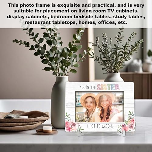 YSTEP Sister Gifts, Cousin & Best Friend Frames, Wood 4x6 Picture Frames for Desk Display - B04 - style: Style 3