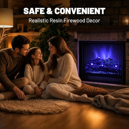 Electric Fireplace Logs Realistic Flame Effect Embedded Fireplace Flame Block 21.46 * 9.45 * 8.27 in USB Remotecontrol Fireplace Placement Not Emitting Heat - color: Extra Large