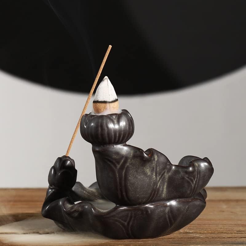 Ceramics Lotus Flower Incense Burner, Aromatherapy, Home Decor