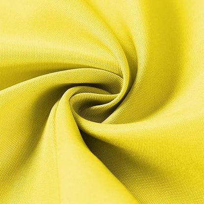 Bailarina Cloth Napkins Set of 80,17x17 inches Dinner Napkins Cloth Washable,Polyester Square Table Cloth Napkin Bulk with Hemmed Edges Ideal for Banquets, Parties and Weddings-Yellow - color: Yellow