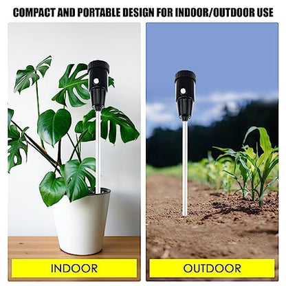 2-in-1 Soil PH Meter Digital Soil pH Moisture Sensor Meter | 295mm Long Electrode Ph Checker and Humidity Test Gardening Tool Kits for Plant, Indoor & Outdoor Plants, Garden, Lawn, Farm