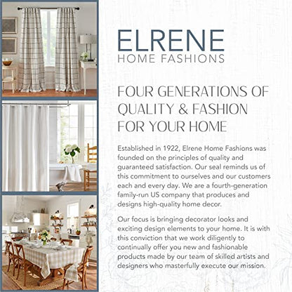 Elrene Home Fashions Camile Floral Damask-Scroll Water- and Stain-Resistant Vinyl Tablecloth with Flannel Backing, 60 Inches X 120 Inches, Rectangle, Blue - color: Blue, size: 120" x 60" (Rectangular)