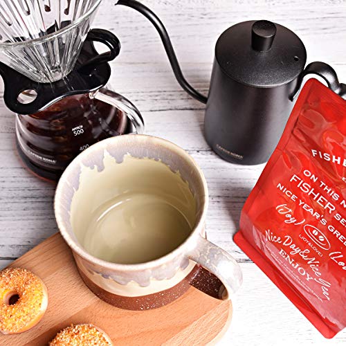 Bosmarlin Large Ceramic Coffee Mug, Big Tea Cup, 7 Colors to Choose, 21 Oz, Dishwasher and Microwave Safe, 1 PCS (Red) - color: Red