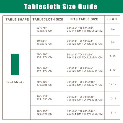 Biscaynebay Textured Fabric Tablecloths 70x120 Inches Rectangular, Natural Water Resistant Tablecloths for Dining, Kitchen, Wedding, Parties etc. Machine Washable - color: Natural, size: 120" x 70" (Rectangular)