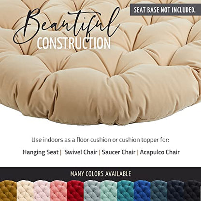 Mozaic Home Papasan Polyester Cushion, 1 Count (Pack of 1), Blush Pink - color: Blush Pink, size: 44 in x 44 in x 4 in