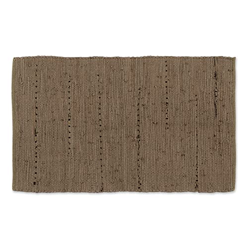 DII Chindi Home Collection Handwoven Multicolor Area Rag Rug, 20x31.5, Stone - color: Stone, size: 1'8" x 2'8" (Rectangular)