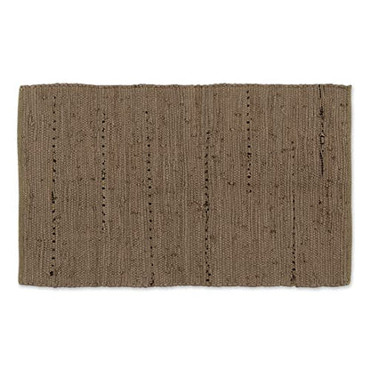 DII Chindi Home Collection Handwoven Multicolor Area Rag Rug, 20x31.5, Stone - color: Stone, size: 1'8" x 2'8" (Rectangular)