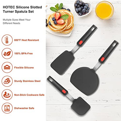 HOTEC Silicone Tongs and Spatulas