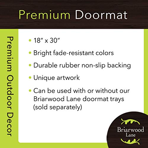 Briarwood Lane Doormat 30x18 Indoor Outdoor Farm Fresh Flowers Spring for Spring Doormat