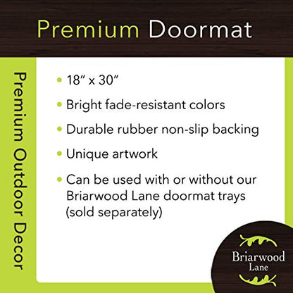 Briarwood Lane Doormat 30x18 Indoor Outdoor Farm Fresh Flowers Spring for Spring Doormat