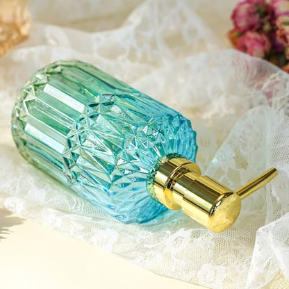 YunNasi Soap Dispenser with Pump Refillable | Liquid Hand Soap Dish Soap Dispensers for Bathroom Counter, Kitchen Sink, Bluegreen - color: Bluegreen