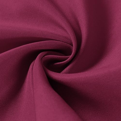 Bailarina Cloth Napkins Set of 80,17x17 inches Dinner Napkins Cloth Washable,Polyester Square Table Cloth Napkin Bulk with Hemmed Edges Ideal for Banquets, Parties and Weddings-Burgundy - color: Burgundy