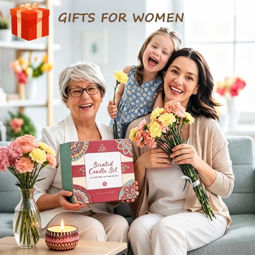 Scented Candles Gift Set, 18 Pack Soy Wax Aromatherapy Candles | 18 Fragrances, 360-Hour Total Burn Time, Travel Tin with Gift Box, Home Relaxation, Gifts Set for Women - color: Candles Set - 18 Pack