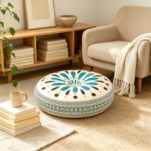 Supportive Floor Meditation Cushion - Large Floor Sitting Pillow for Yoga，B | Floor Sitting, Meditation Support, Yoga Use, Large Size - color: B