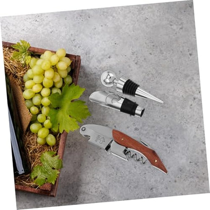 ABOOFAN Stainless Steel Wine Accessory Set Unique Bottle Opener Decorative Opener Wine Tools Kit Golf Set