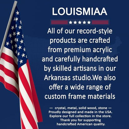 LOUISMIAA Custom Picture Frame – Personalized Gift for Father, Dad, Husband from Daughter, Son, Wife, Memorial for Papa, Daddy, Grandpa - color: Style 10