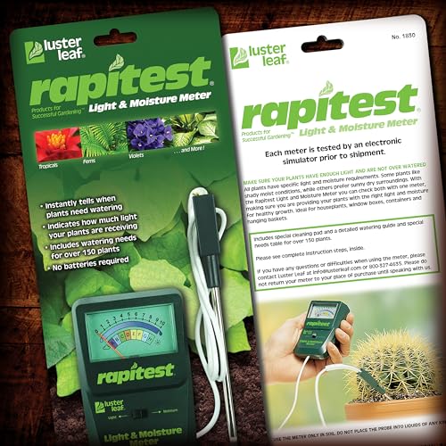 Luster Leaf JEN-639 Rapitest Moisture and Light Combo Meter