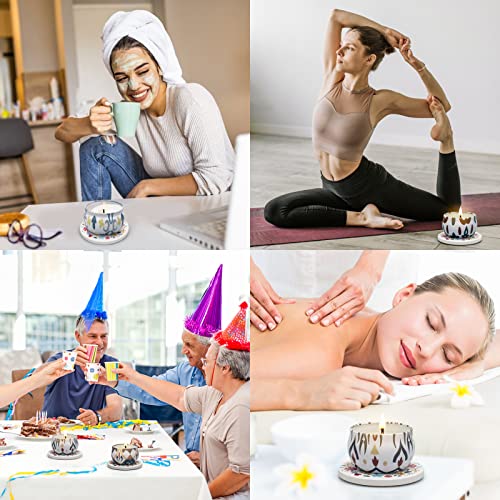Scented Candles Gift Set, 10 Pack Soy Wax Aromatherapy Candles | 250-Hour Total Burn, Two Coasters Included, Home Fragrance, Relaxation & Self Care, Bath Yoga Use, Gift Set for Women - color: Scented Candles-10 Pack
