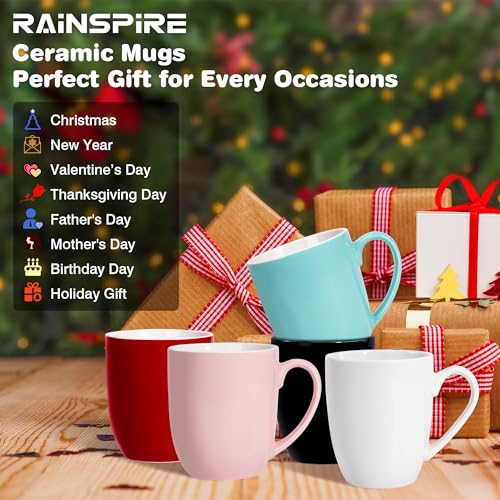 Urbanstrive 16 oz Large Coffee Mug with Handle Tea Cup Novelty Coffee Cup Idea Gift for Men Women Office Work (Yellow) - color: Yellow