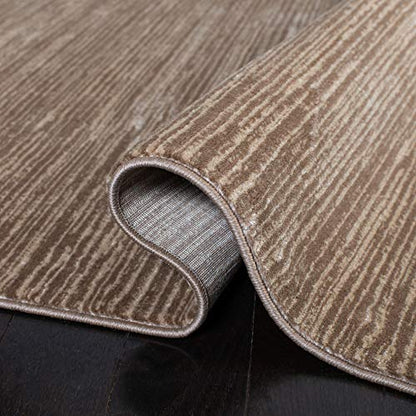 SAFAVIEH Vision Collection Accent Rug - 2'2" x 4', Light Brown, Modern Ombre Design, Non-Shedding & Easy to Clean, Ideal for Entryway, Foyer, Bedroom (VSN606C) - color: Light Brown, size: 2'2" x 4' (Rectangular)