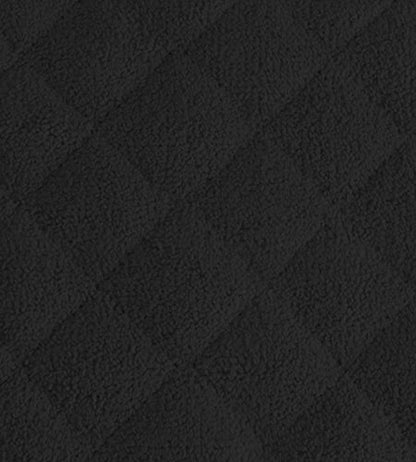 DII Basic Terry Collection 100% Cotton Quilted, Oven Mitt, Black, 2 Piece - color: Black, size: Oven Mitt