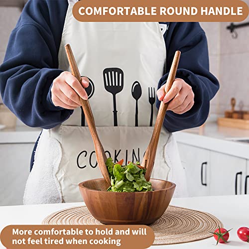 Delicate Wooden Utensils For Cooking, Set of 3, Wood Kitchen Utensils Cooking Tools, 12 Inch Acacia Wooden Spoons Spatula Set, Cooking Gadgets Safe For Nonstick Cookware, Easy To Use - style: Acacia Spoon Set of 3
