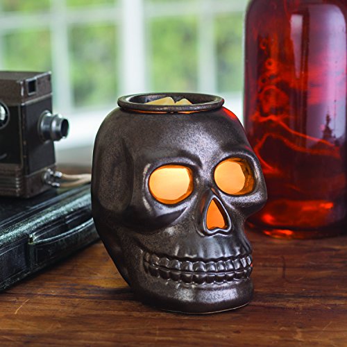 Candle Warmers ETC. Illumination Fragrance Warmer- Light-Up Warmer for Warming Scented Candle Wax Melts and Tarts or to Freshen Room, Gothic Skull - size: Skull