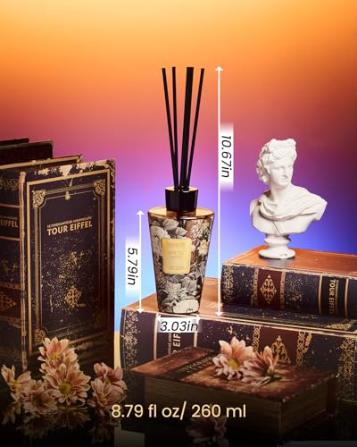 M&SENSE Reed Diffuser Set, Neroli Noir, 8.79 oz Natural Essential Oil | Non-Toxic Organic, Long-Lasting Fragrance, Ideal for Living Room, Entryway, Gifts for Women - color: Neroli Noir