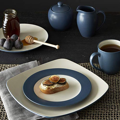 Noritake Colorwave Blue 4-Piece Square Place Setting, Service for 1 - color: Blue