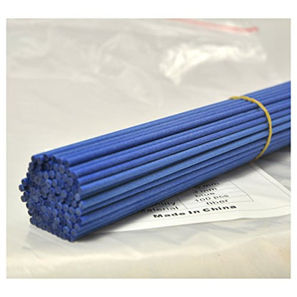 50 Pieces Fiber Reed Diffuser Replacement Refill Sticks for Aroma Fragrance (Blue, 10" x3mm) - color: Blue, size: 10"x3mm