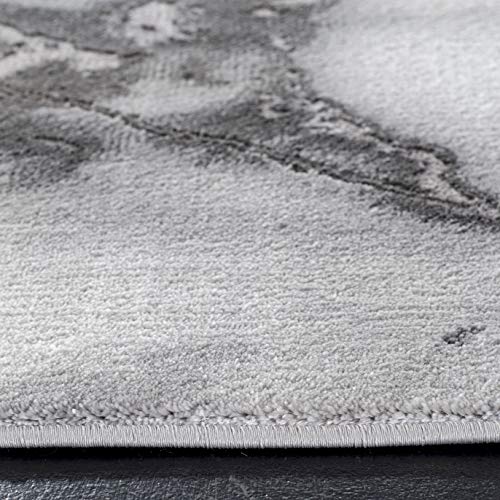 SAFAVIEH Craft Collection Accent Rug - 2'3" x 4', Grey & Silver, Modern Abstract Design, Non-Shedding & Easy Care, Ideal for High Traffic Areas in Entryway, Living Room, Bedroom (CFT877G) - color: Grey/Silver, size: 2'3" x 4' (Rectangular)