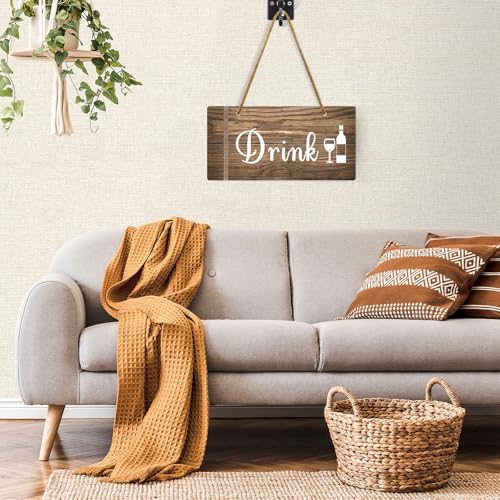 3 Pcs Kitchen Wall Sign Decor Rustic Kitchen Sign Eat Drink Love Kitchen Decor Home Kitchen Sign Hanging Dining Room Signs Kitchen Sign for Kitchen Door Counter Wall Farmhouse Kitchen Decor