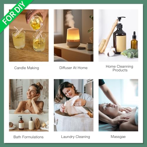 Essential Oils Set-MISIJI Essential Oils for Diffuser for Home,Diffuser Oils Scents for Aromatherapy,Candle&Soap Making,Laundry,Humidifiers 10 Scents Blissful - color: Blissful