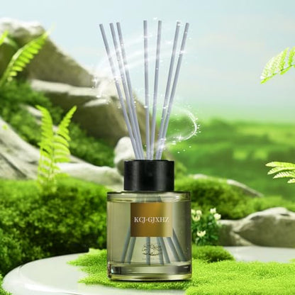130Pcs Grey Fiber Reed Diffuser Sticks-7.5Inch/3mm Reed Sticks Essential Oil Aroma Diffuser Reeds Aroma Fragrance Refills (3mm X 19cm (130pcs)) - color: Grey Colors, size: 3mm x 19cm (130pcs)
