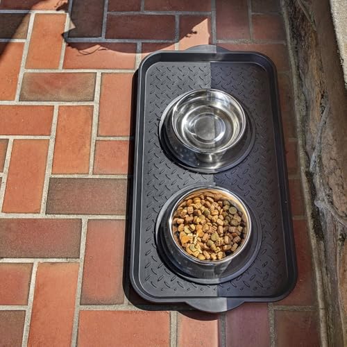 Diamond Boot Tray, 15" x 29", Black