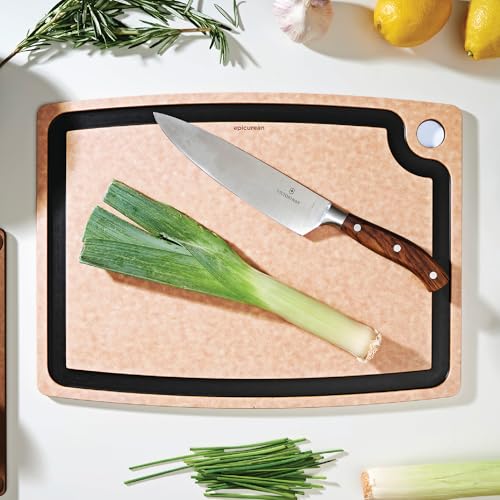 Epicurean Gourmet Series 17.5" × 13" Cutting Board in Natural/Slate - color: Natural/Slate, size: 17.5"L x 13"W