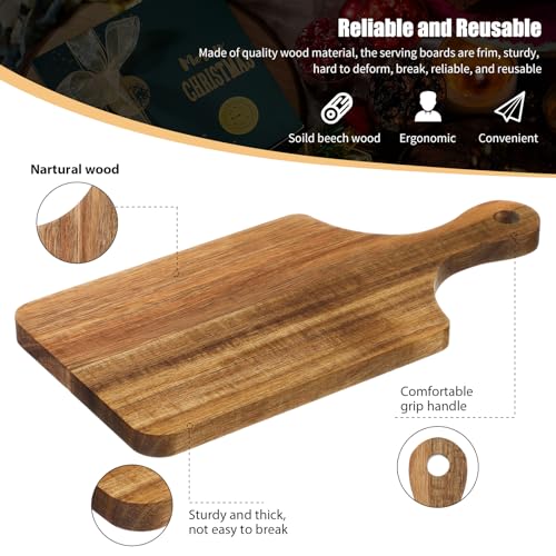 Patelai 1 Pack Thicken Bamboo Cutting Board Bulk, 11x5 Inch Acacia Wood Chopping Crafts Customized Laser Engraving Serving Charcuterie Boards Mother's Day Housewarming Gift,0.60" Thick (Acacia Wood) - color: Acacia Wood