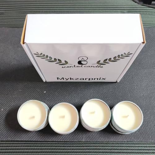 Scented Candles Gift Set, 4 Pack Natural Soy Candles for Home Scented, Aromatherapy Candle Gifts for Women, Housewarming, Christmas, Birthday