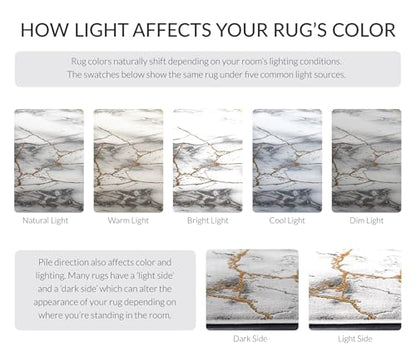SAFAVIEH Craft Collection Runner Rug - 2'3" x 6', Grey & Gold, Modern Abstract Design, Non-Shedding & Easy Care, Ideal for High Traffic Areas in Living Room, Bedroom (CFT877F) - color: Grey/Gold, size: 2'3" x 6' (Runner)
