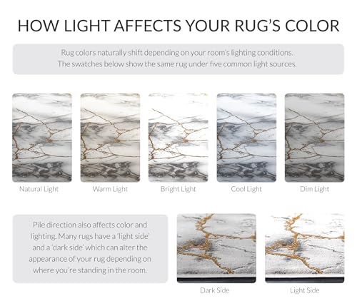 SAFAVIEH Craft Collection Runner Rug - 2'3" x 8', Grey & Gold, Modern Abstract Design, Non-Shedding & Easy Care, Ideal for High Traffic Areas in Living Room, Bedroom (CFT877F) - color: Grey/Gold, size: 2'3" x 8' (Runner)