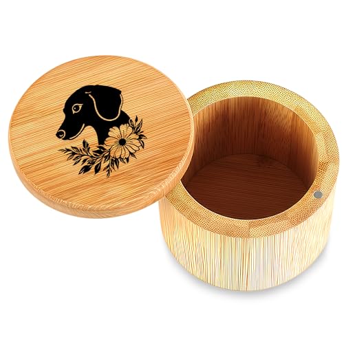 Small Trinket Box, Jewelry Box, Salt Cellar, Ring Holder, Home Room Kitchen Decorations, Ring Earrings Necklace Organizer Holder Vintage Wooden Box! (Dog) - color: Dachshund