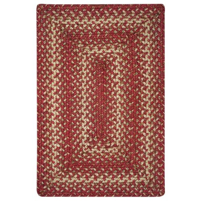 Homespice Apple Pie Jute Braided Placemats, Rect 13x19 Set of 6 | Red Woven Placemats for Farmhouse Table and Protects Tabletop in Style, Rich Colors, Reversible, Durable and Easy to Clean - color: Apple Pie