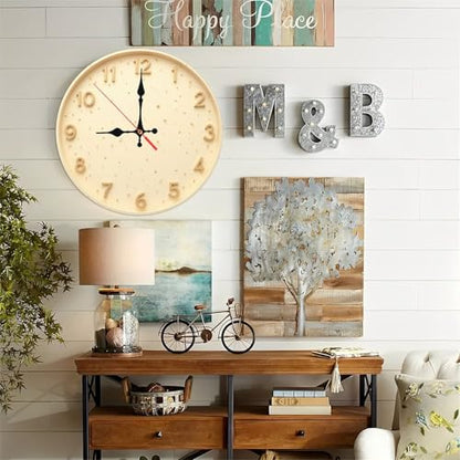 Sleek Minimalist Natural Wooden Wall Clock 25cm*25cm