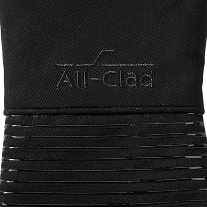 All-Clad Premium Silicone Oven Mitt and Pot Holder Set for Kitchen and Barbeque, Black - color: Black, size: Multi-Set